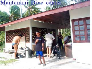 Mantanani Dive center