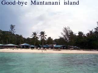 Good-bye Mantanani island